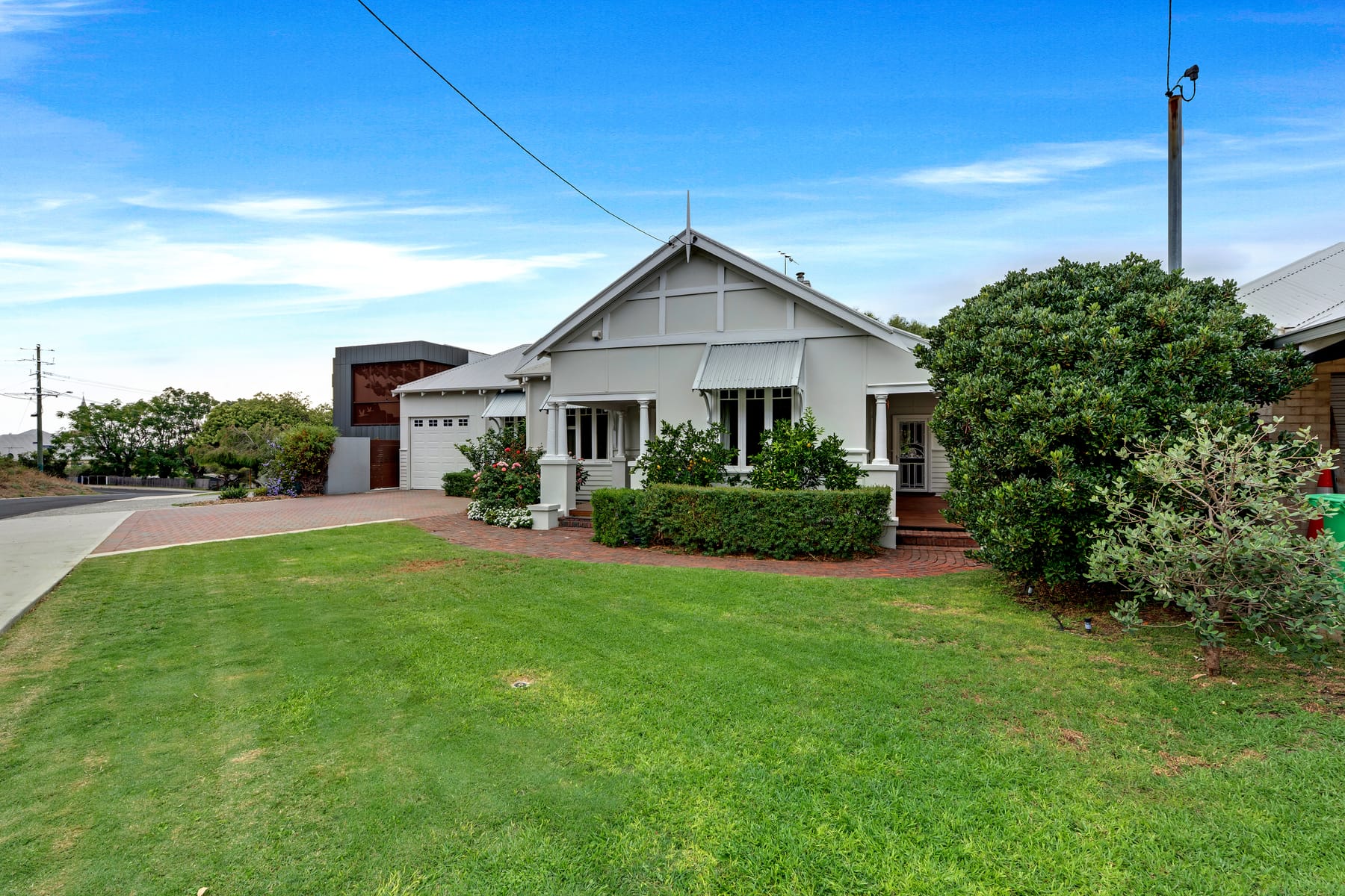 Home exterior and garden