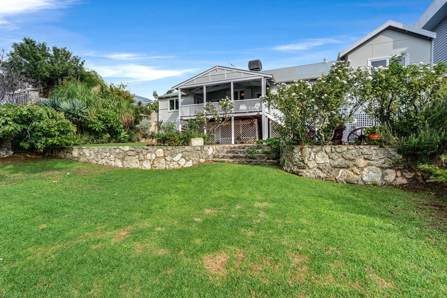 Established rear garden